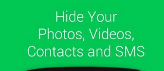 hide photos video message on android phone